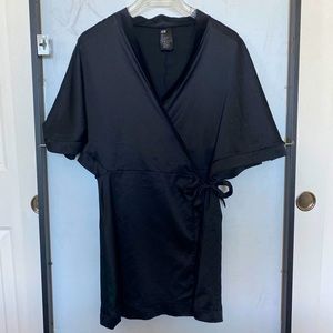 Black silk tunic